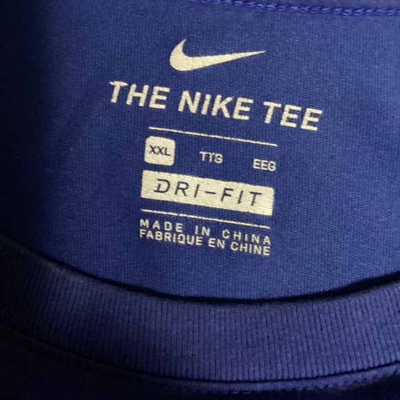 Special Edition Blue Nike T with White Swoosh - Picture 10 of 11
